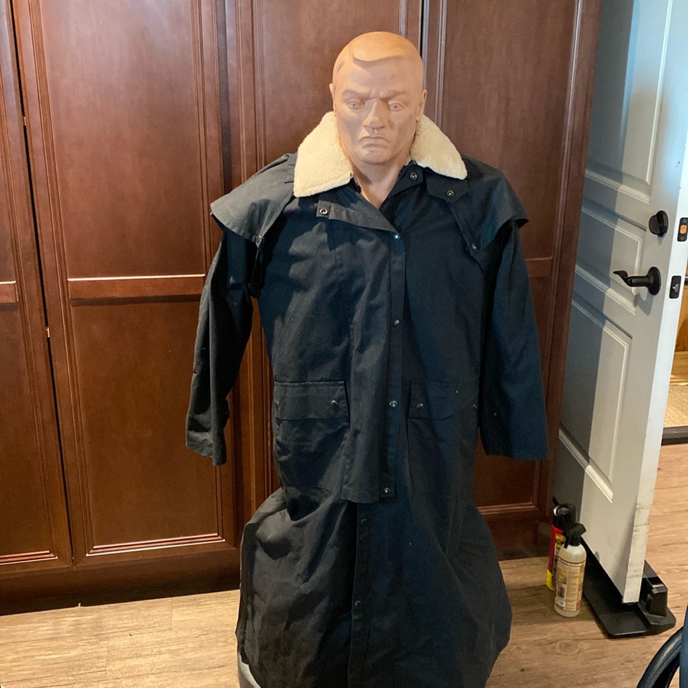 Men’s Wool Lined Duster Trench Coat from The Australian Outback Collection